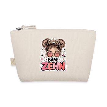 Bäm Zehn: Kawaii Geburtstagslook - Bio-Täschchen - Natur - Vorne