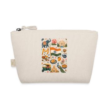 India | Taj Mahal, Spices & Colors - Organic Pouch - nature - Front