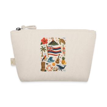 Hawaii | Aloha, surfing & island happiness - Organic Pouch - nature - Front