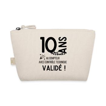 10 ans anniversaire au compteur humour  - Trousse biologique - nature - Devant