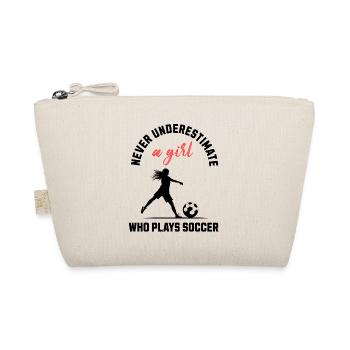 Soccer Girl Power - Organic Pouch - nature - Front