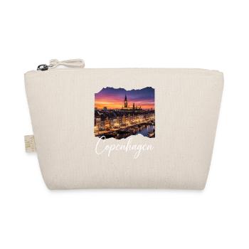 Copenhagen Evening Light Harbour Panorama - Organic Pouch - nature - Front