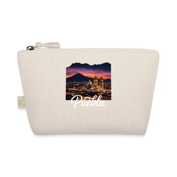 Puebla Sonnenuntergang Skyline Script - Bio-Täschchen - Natur - Vorne