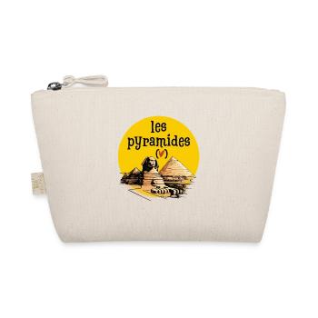 Egypt I love the pyramids - Organic Pouch - nature - Front