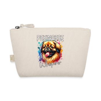Pekingese Whisperer - Organic Pouch - nature - Front