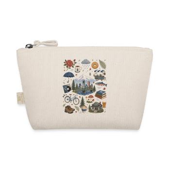 Portland, Oregon Coffee, Nature & Roses - Organic Pouch - nature - Front