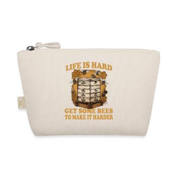 Bee Fan Beekeeper Hat Beekeeper Suit Beekeeping Accessories - Organic Pouch - nature - Front