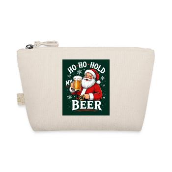 christmas cool Santa - Bio-Täschchen - Natur - Vorne