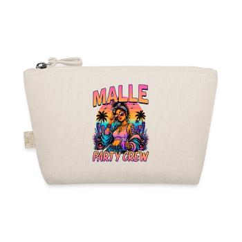 Malle Party Crew Summer Holiday Party - Organic Pouch - nature - Front