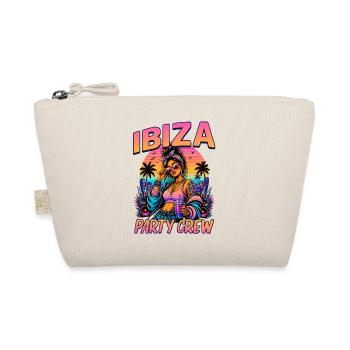 Ibiza Party Crew Sommer Urlaub Motiv - Bio-Täschchen - Natur - Vorne