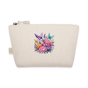 Origami Wings Floral Splendour - Organic Pouch - nature - Front