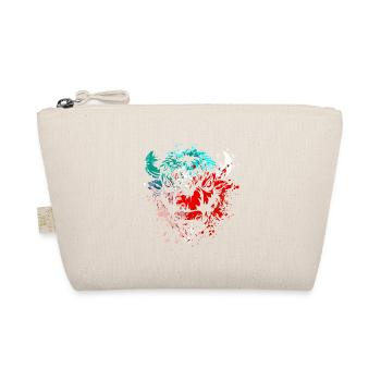 Bison Splash Art - Organic Pouch - nature - Front
