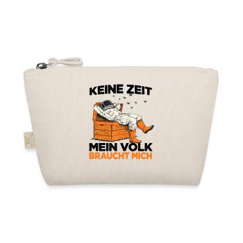 Imkerhut Imkeranzug Bienen Fan Humorvolles Bienen - Bio-Täschchen - Natur - Vorne