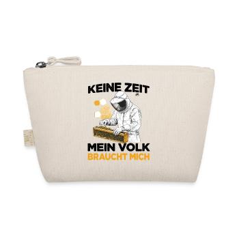 Bienen Fan Imkerhut Imkeranzug Imker - Bio-Täschchen - Natur - Vorne