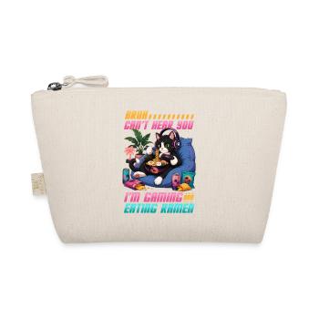 Gamer Gaming Cat Ramen Video Game - Organic Pouch - nature - Front