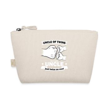 Uncle of Twins Emblem - Organic Pouch - nature - Front