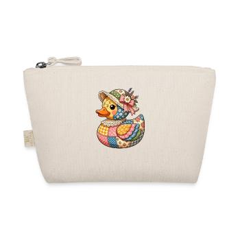 Canard patchwork avec chapeau fleuri - Trousse biologique - nature - Devant