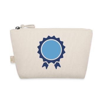 Achievement Award Badge Ribbon Design - Organic Pouch - nature - Front