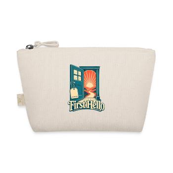 Homeroom Teacher Gift First Hello, First Day of Sc - Organic Pouch - nature - Front