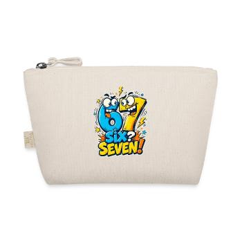 Youth Word 67 Six Seven - Organic Pouch - nature - Front