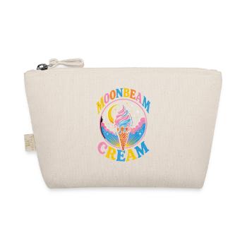  Moonbeam Cream Eiscreme Mond Eis Liebhaber Retro - Organic Pouch - nature - Front