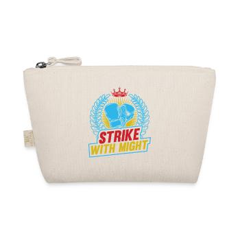 Strike With Might Gloves Boxing Gloves - Bio-Täschchen - Natur - Vorne