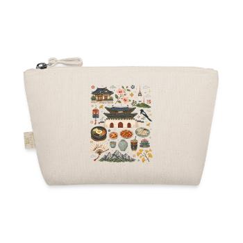 Seoul | Palaces, Street Food & Korea - Organic Pouch - nature - Front