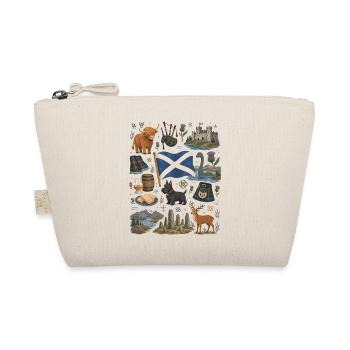 Scotland | Highlands, Kilt & Whisky - Organic Pouch - nature - Front