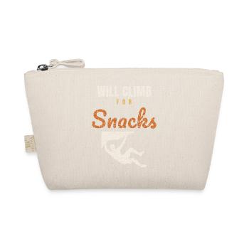 Will Climb For Snacks - Organic Pouch - nature - Front