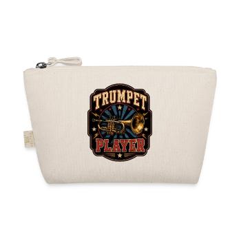 Pocket Style Trumpet Music Trumpet Player - Organic Pouch - nature - Front