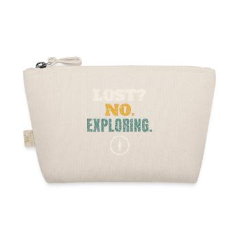 Lost No Exploring Hiking - Organic Pouch - nature - Front