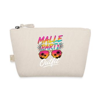 Malle Party Outfit Mallorca Summer Holiday - Organic Pouch - nature - Front