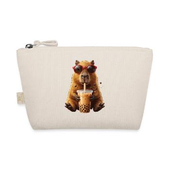 Hamster du soleil avec bubble tea - Trousse biologique - nature - Devant