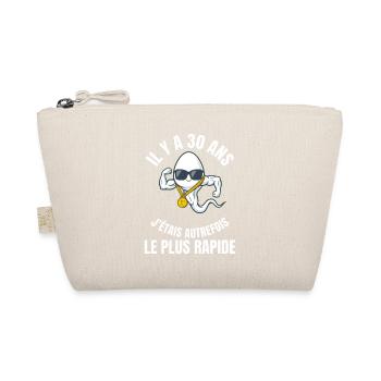 30 Ans J'étais Le Plus Rapide Cadeau Humour - Trousse biologique - nature - Devant