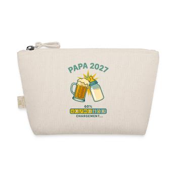 Futur Papa 2027 Chargement En Cours Humour - Trousse biologique - nature - Devant