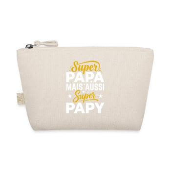 Super Papa Mais Aussi Super Papy Cadeau - Trousse biologique - nature - Devant