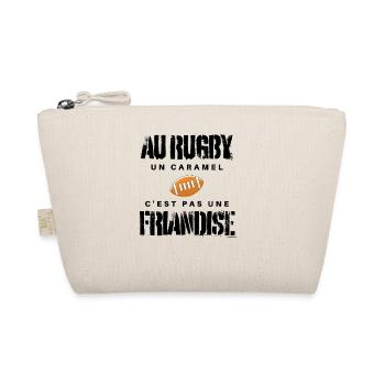 Au Rugby Un Caramel C'est Pas Une Friandise. rugby - Trousse biologique - nature - Devant