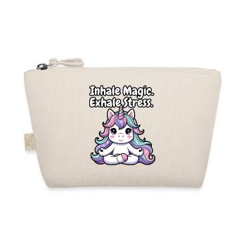Pastel Unicorn Mindfulness - Organic Pouch - nature - Front