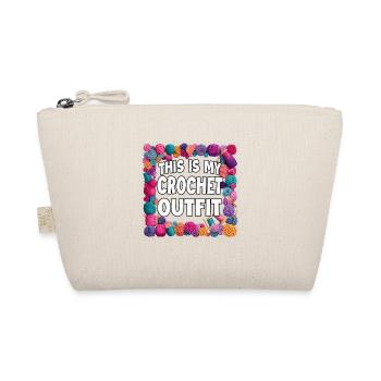 Crochet Outfit Statement - Organic Pouch - nature - Front