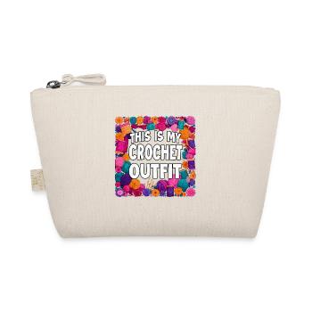 This Is My Crochet Outfit - Organic Pouch - nature - Front