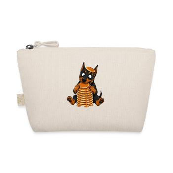 Doberman aux pancakes dessin animé drôle - Trousse biologique - nature - Devant