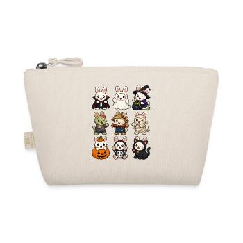 Halloween Bunnies, Cute - Organic Pouch - nature - Front