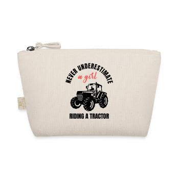 Tractor Girl Power - Bio-Täschchen - Natur - Vorne