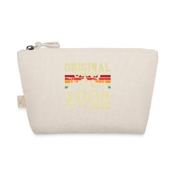 Original October 2008 – 18th Birthday Vintage - Organic Pouch - nature - Front