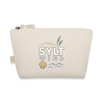 Sylt Wind Nordsee Inselmotiv mit Meer & Dünen - Bio-Täschchen - Natur - Vorne