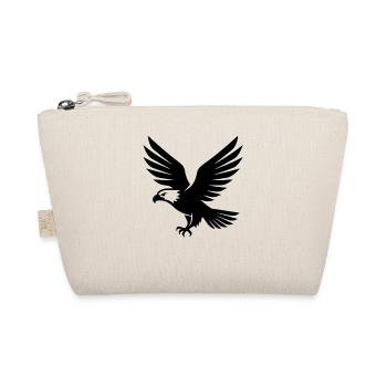 Eagle Bird in Flight Mode - Organic Pouch - nature - Front