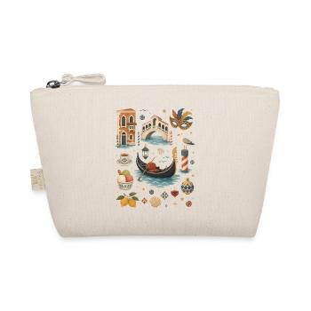 Venice Love | Gondola & Italy - Organic Pouch - nature - Front