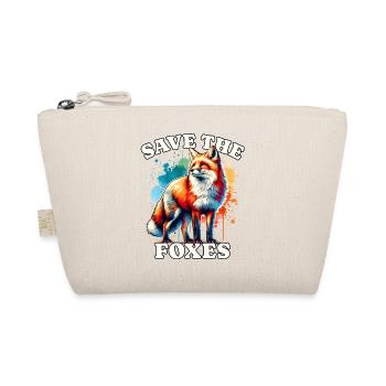 Red Fox Fox Save Fox - Organic Pouch - nature - Front