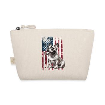French Bulldog US Französische Bulldogge - Organic Pouch - nature - Front