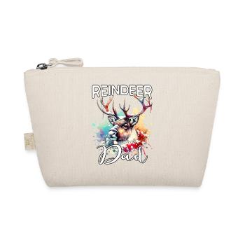 Reindeer Dad - Organic Pouch - nature - Front